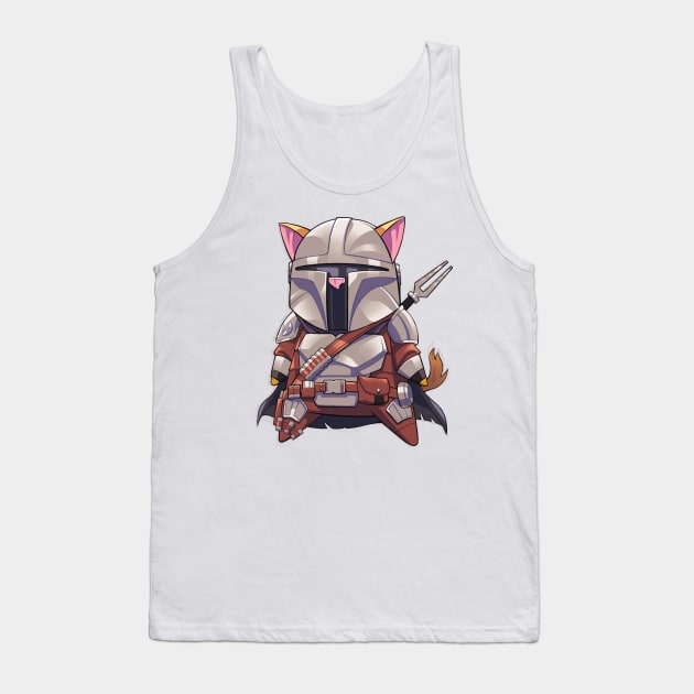 Mandalorian PopCat Tank Top by theninjabot